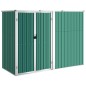 Capanno per Attrezzi Verde 225x89x161 cm in Acciaio Zincato Capanno per Attrezzi Verde 225x89x161 cm in Acciaio Zincato