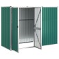 Capanno per Attrezzi Verde 225x89x161 cm in Acciaio Zincato Capanno per Attrezzi Verde 225x89x161 cm in Acciaio Zincato