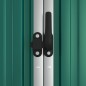 Capanno per Attrezzi Verde 225x89x161 cm in Acciaio Zincato Capanno per Attrezzi Verde 225x89x161 cm in Acciaio Zincato