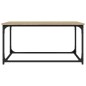 Tavolino Rovere Sonoma 80x50x40 cm Legno Multistrato e Ferro Tavolino Rovere Sonoma 80x50x40 cm Legno Multistrato e Ferro