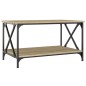 Tavolino Rovere Sonoma 80x50x45 cm Legno Multistrato e Ferro Tavolino Rovere Sonoma 80x50x45 cm Legno Multistrato e Ferro
