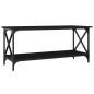 Tavolino da Salotto Nero 100x45x45 cm Legno Multistrato e Ferro Tavolino da Salotto Nero 100x45x45 cm Legno Multistrato e Ferro