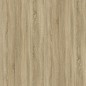 Tavolino Rovere Sonoma 100x45x45 cm Legno Multistrato e Ferro
