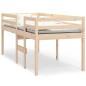 Letto a Soppalco 90x200 cm in Legno Massello di Pino Letto a Soppalco 90x200 cm in Legno Massello di Pino