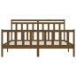 Giroletto Miele in Legno Massello Pino 180x200cm 6FT Super King Giroletto Miele in Legno Massello Pino 180x200cm 6FT Super King