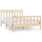 Giroletto in Legno Massello di Pino 150x200 cm 5FT King Size Giroletto in Legno Massello di Pino 150x200 cm 5FT King Size