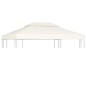vidaXL Telo di Ricambio per Gazebo 310g/m² Bianco Crema 3x4m vidaXL Telo di Ricambio per Gazebo 310g/m² Bianco Crema 3x4m