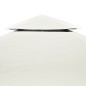 vidaXL Telo di Ricambio per Gazebo 310g/m² Bianco Crema 3x4m vidaXL Telo di Ricambio per Gazebo 310g/m² Bianco Crema 3x4m