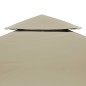Telo di Ricambio per Gazebo 310g/m² Beige 3x4m Telo di Ricambio per Gazebo 310g/m² Beige 3x4m