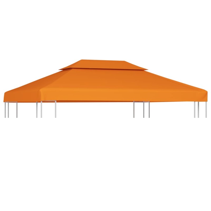 Telo di Ricambio per Gazebo 310g/m² Arancione 3x4m Telo di Ricambio per Gazebo 310g/m² Arancione 3x4m