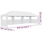 vidaXL Tenda Pieghevole Pop-Up con 5 Pareti Laterali 3x9 m Bianca vidaXL Tenda Pieghevole Pop-Up con 5 Pareti Laterali 3x9 m Bianca