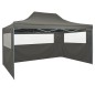 vidaXL Gazebo Professionale Pieghevole 3 Pareti 3x4m Acciaio Antracite vidaXL Gazebo Professionale Pieghevole 3 Pareti 3x4m Acciaio Antracite