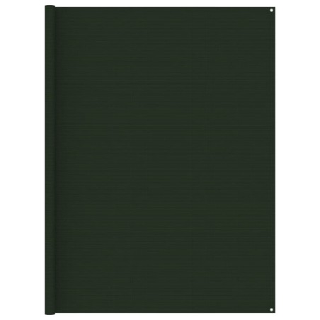 Tappeto da Tenda 250x250 cm Verde Scuro