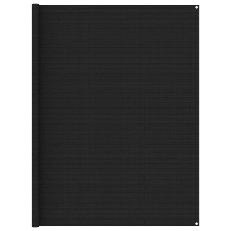 vidaXL Tappeto da Tenda 250x350 cm Nero vidaXL Tappeto da Tenda 250x350 cm Nero