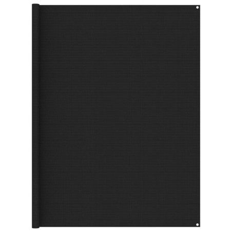 vidaXL Tappeto da Tenda 250x350 cm Nero