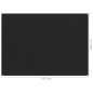vidaXL Tappeto da Tenda 250x350 cm Nero vidaXL Tappeto da Tenda 250x350 cm Nero