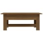 Tavolino da Salotto Rovere Marrone 102x55x42 cm in Truciolato Tavolino da Salotto Rovere Marrone 102x55x42 cm in Truciolato