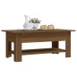 Tavolino da Salotto Rovere Marrone 102x55x42 cm in Truciolato Tavolino da Salotto Rovere Marrone 102x55x42 cm in Truciolato