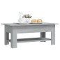 Tavolino da Salotto Grigio Sonoma 102x55x42 cm in Truciolato Tavolino da Salotto Grigio Sonoma 102x55x42 cm in Truciolato