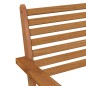 Sedie da Giardino 2 pz in Legno Massello d'Acacia Sedie da Giardino 2 pz in Legno Massello d'Acacia