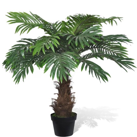 vidaXL Palma Cycus Artificiale Realistica con Vaso 80 cm 