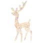 Decorazione Natalizia Acrilico Renna 140 LED 120 cm Multicolore Decorazione Natalizia Acrilico Renna 140 LED 120 cm Multicolore