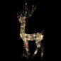 Decorazione Natalizia Acrilico Renna 140 LED 120 cm Multicolore Decorazione Natalizia Acrilico Renna 140 LED 120 cm Multicolore