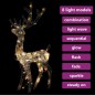 Decorazione Natalizia Acrilico Renna 140 LED 120 cm Multicolore Decorazione Natalizia Acrilico Renna 140 LED 120 cm Multicolore