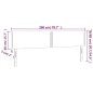 Testiere 2 pz Cappuccino 100x5x78/88 cm in Similpelle Testiere 2 pz Cappuccino 100x5x78/88 cm in Similpelle
