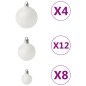 Set Palline di Natale 100 pz Bianco Set Palline di Natale 100 pz Bianco