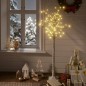 Albero Natale 140 LED 1,5m Salice Bianco Caldo Interno Esterno Albero Natale 140 LED 1,5m Salice Bianco Caldo Interno Esterno