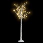 Albero Natale 140 LED 1,5m Salice Bianco Caldo Interno Esterno Albero Natale 140 LED 1,5m Salice Bianco Caldo Interno Esterno