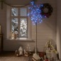 Albero Natale 180 LED 1,8m Salice Blu Interno Esterno Albero Natale 180 LED 1,8m Salice Blu Interno Esterno