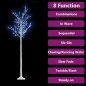 Albero Natale 180 LED 1,8m Salice Blu Interno Esterno Albero Natale 180 LED 1,8m Salice Blu Interno Esterno