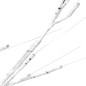 Albero Natale 180 LED 1,8m Salice Blu Interno Esterno Albero Natale 180 LED 1,8m Salice Blu Interno Esterno