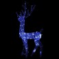 vidaXL Decorazione Natalizia in Acrilico Renna 140 LED 120 cm Blu vidaXL Decorazione Natalizia in Acrilico Renna 140 LED 120 cm Blu