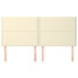 Testiere 4 pz Crema 100x5x78/88 cm in Similpelle Testiere 4 pz Crema 100x5x78/88 cm in Similpelle
