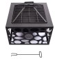 RedFire Braciere con Griglia per Barbecue Mikor Nero RedFire Braciere con Griglia per Barbecue Mikor Nero