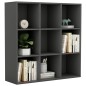 Libreria Grigia 98x30x98 cm in Truciolato Libreria Grigia 98x30x98 cm in Truciolato