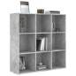 Libreria Grigio Cemento 98x30x98 cm in Truciolato Libreria Grigio Cemento 98x30x98 cm in Truciolato