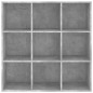 Libreria Grigio Cemento 98x30x98 cm in Truciolato Libreria Grigio Cemento 98x30x98 cm in Truciolato