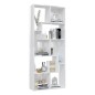 Libreria Bianca Lucida 67x24x161 cm in Truciolato Libreria Bianca Lucida 67x24x161 cm in Truciolato