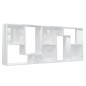 Libreria Bianca Lucida 67x24x161 cm in Truciolato Libreria Bianca Lucida 67x24x161 cm in Truciolato