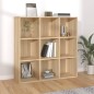 Libreria Effetto Rovere Sonoma 98x30x98 cm in Truciolato Libreria Effetto Rovere Sonoma 98x30x98 cm in Truciolato