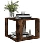 Tavolino da Salotto Rovere Fumo 40x40x43cm Legno Ingegnerizzato