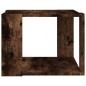 Tavolino da Salotto Rovere Fumo 40x40x43cm Legno Ingegnerizzato