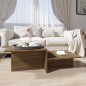 Tavolino Marrone Rovere 111,5x50x33 cm in Legno Ingegnerizzato Tavolino Marrone Rovere 111,5x50x33 cm in Legno Ingegnerizzato