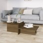 Tavolino Marrone Rovere 111,5x50x33 cm in Legno Ingegnerizzato Tavolino Marrone Rovere 111,5x50x33 cm in Legno Ingegnerizzato