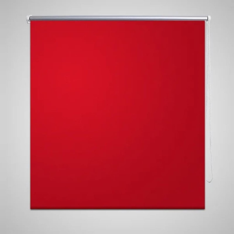 Tenda a rullo oscurante buio totale 120 x 230 cm rossa Tenda a rullo oscurante buio totale 120 x 230 cm rossa