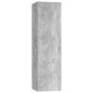 Set di Mobili Porta TV 5 pz Grigio Cemento in Legno Multistrato Set di Mobili Porta TV 5 pz Grigio Cemento in Legno Multistrato